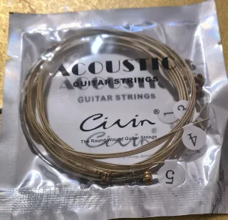 Juego 6 Cuerdas Guitarra Acústica Civin