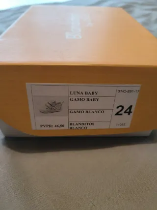 Blanditos Luna Baby Gamo/Blanco Talla 24