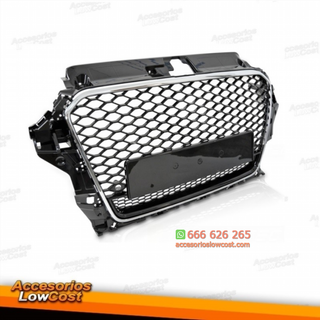 REJILLA DEPORTIVA LOOK RS CROMADA NEGRO BRILLANTE