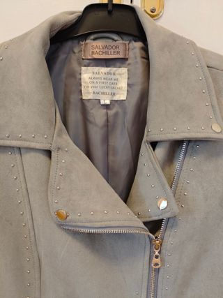 Cazadora polipiel Salvador Bachiller Gris