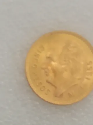 Moneda de Oro 5 Pesos 1955