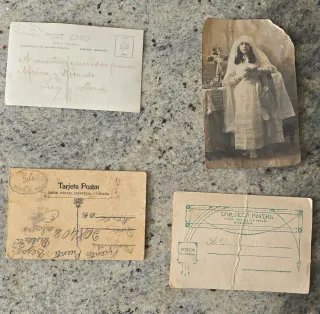 Lote fotos antiguas y álbum Kodak