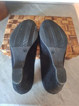 Donna Soft Scarpe Donna Nere con Fibbia