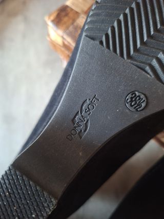 Donna Soft Scarpe Donna Nere con Fibbia