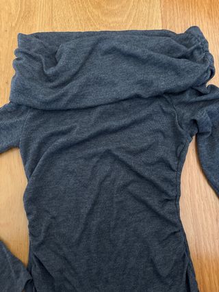 Pull&Bear Top Gris Talla S