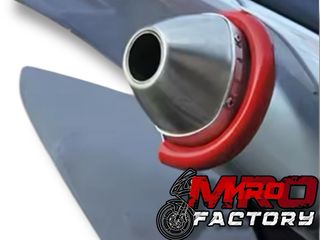 Protector Escape Motos Rojo