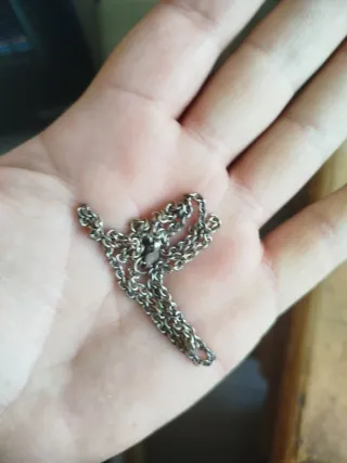 Dos gargantillas de plata 8'4 gramos