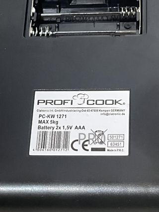 Báscula de cocina digital ProfiCook