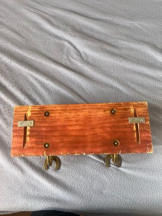 Perchero Caballo Estilo Rural Dorado