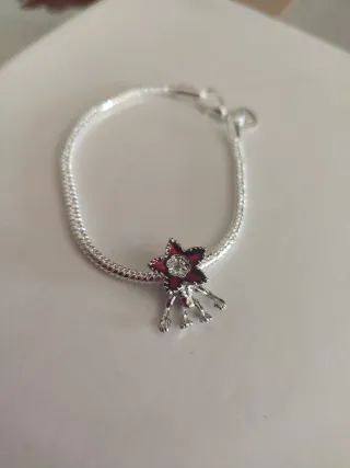 Pulsera Plata con Charm Stranger Things Demogorgon