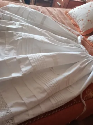 Enagua Baturra Blanca indumentaria tradicional