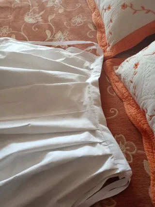 Enagua Baturra Blanca indumentaria tradicional