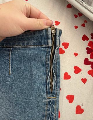 Pantaloncini jeans donna blu