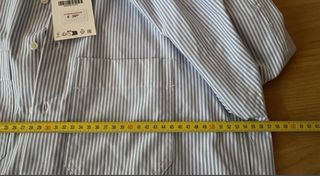 Camisa Zara rayas bolsillo T.XS