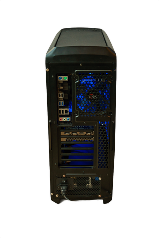 PC Gaming con LED Blu