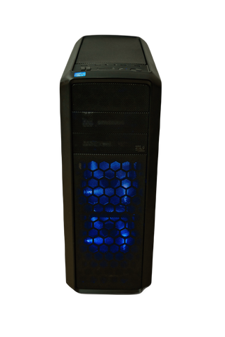 PC Gaming con LED Blu