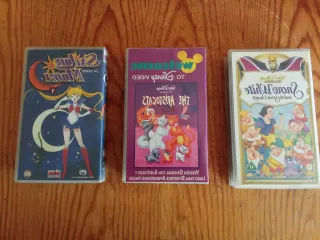 Lote 3 VHS Disney y Sailor Moon se aceptan ofertas
