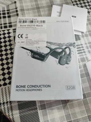 Auriculares deportivos Bone-DGS10 Negro 32GB