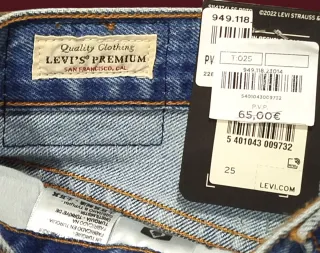 Pantalón corto vaquero Levi's mujer Talla 25