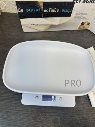 Báscula digital para mascotas