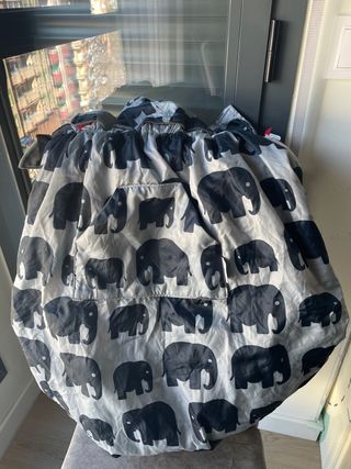 Funda para mochila portabebés elefantes