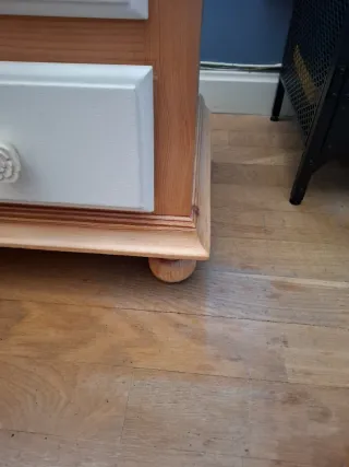 Cómoda Provenzal Madera y Blanco