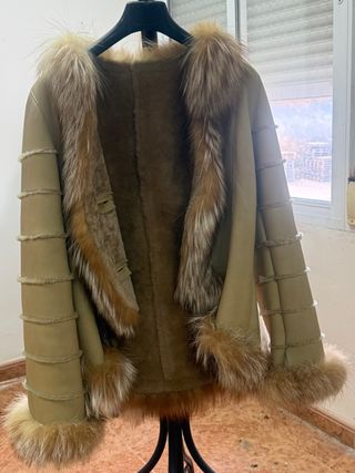 Chaqueta Piel Doble Cara Mujer Talla M