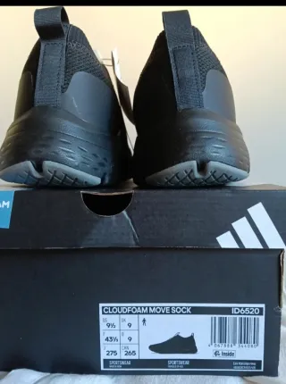 Zapatillas Adidas Negras sin cordones