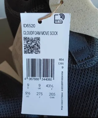 Zapatillas Adidas Negras sin cordones