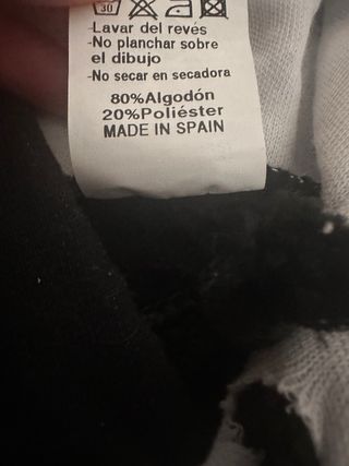 Sudadera Universidad de León Negra