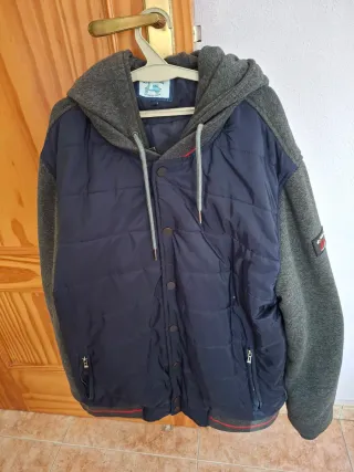 Cazadora La Vespita Hombre Azul/Gris