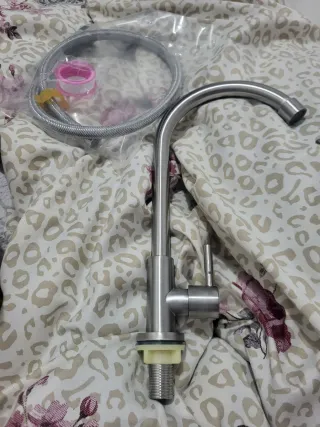 Grifo de cocina acabado níquel cepillado