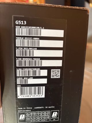 ASUS ROG Strix G15 Ryzen 5 RTX 3050