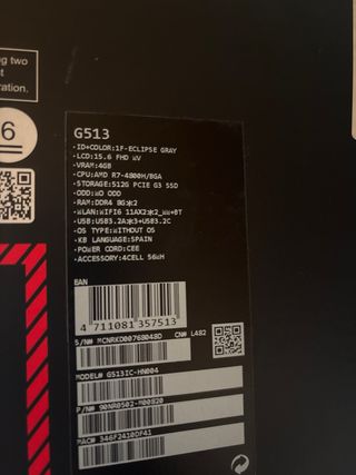 ASUS ROG Strix G15 Ryzen 5 RTX 3050