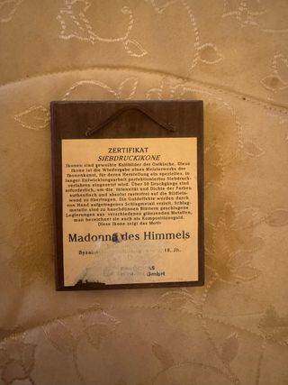 Lotto 3 icone sacre religiose