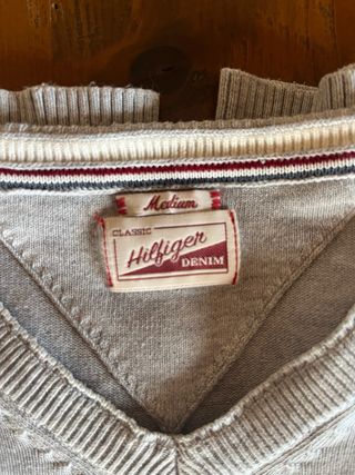 Jersey Tommy Hilfiger Gris Talla M