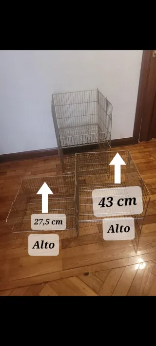 Cestones metálicos apilables