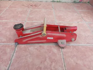 Gato elevador hidráulico rojo