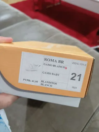 Blanditos Roma BR Gamo Blanco Talla 21