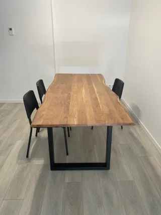 Mesa Comedor Rectangular Madera Acacia