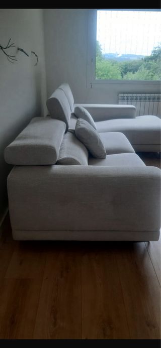 Sofá modular beige tela