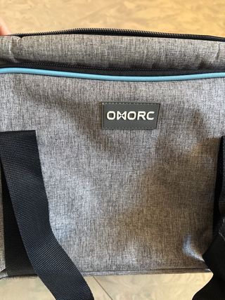 Trasportino per animali OMORC grigio e blu