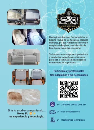 DESCONTAMINACIÓN TAPICERIAS