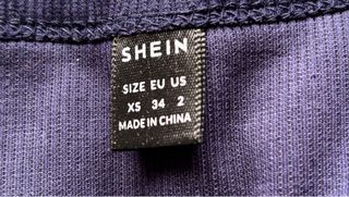 Camiseta manga larga SHEIN azul