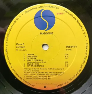 Madonna - Like a Prayer (LP, 1989)