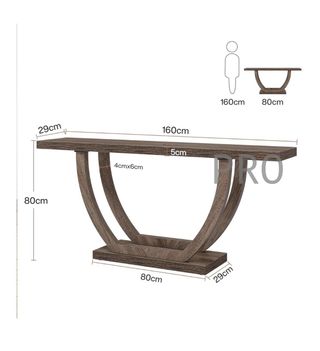 Tavolo consolle in legno massello