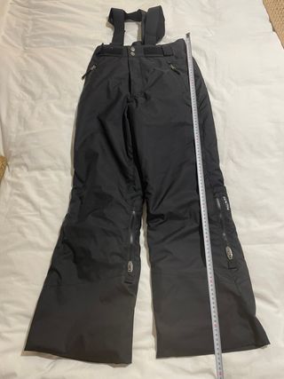 Pantalón de esquí infantil negro 8-12 años aprox.