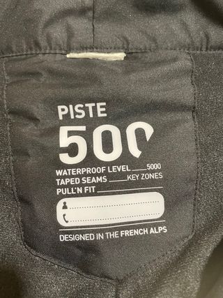 Pantalón de esquí infantil negro 8-12 años aprox.