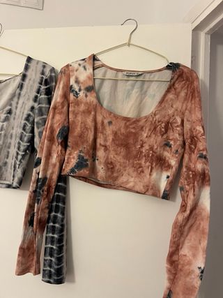 Lote 2 Tops Deportivos Tie-Dye