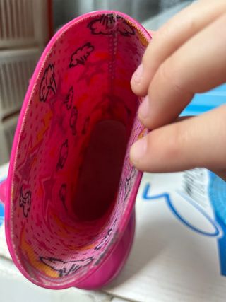 Botas de agua niña rosa